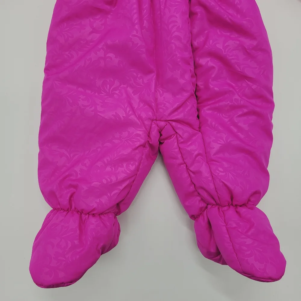 1881 S. Rothschild Snowsuit Pram Suit One Piece Magenta Pink Outerwear 3-6mo NEW